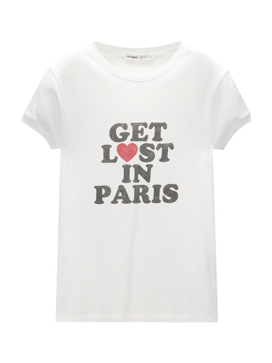 

Футболка Pull&Bear, белый