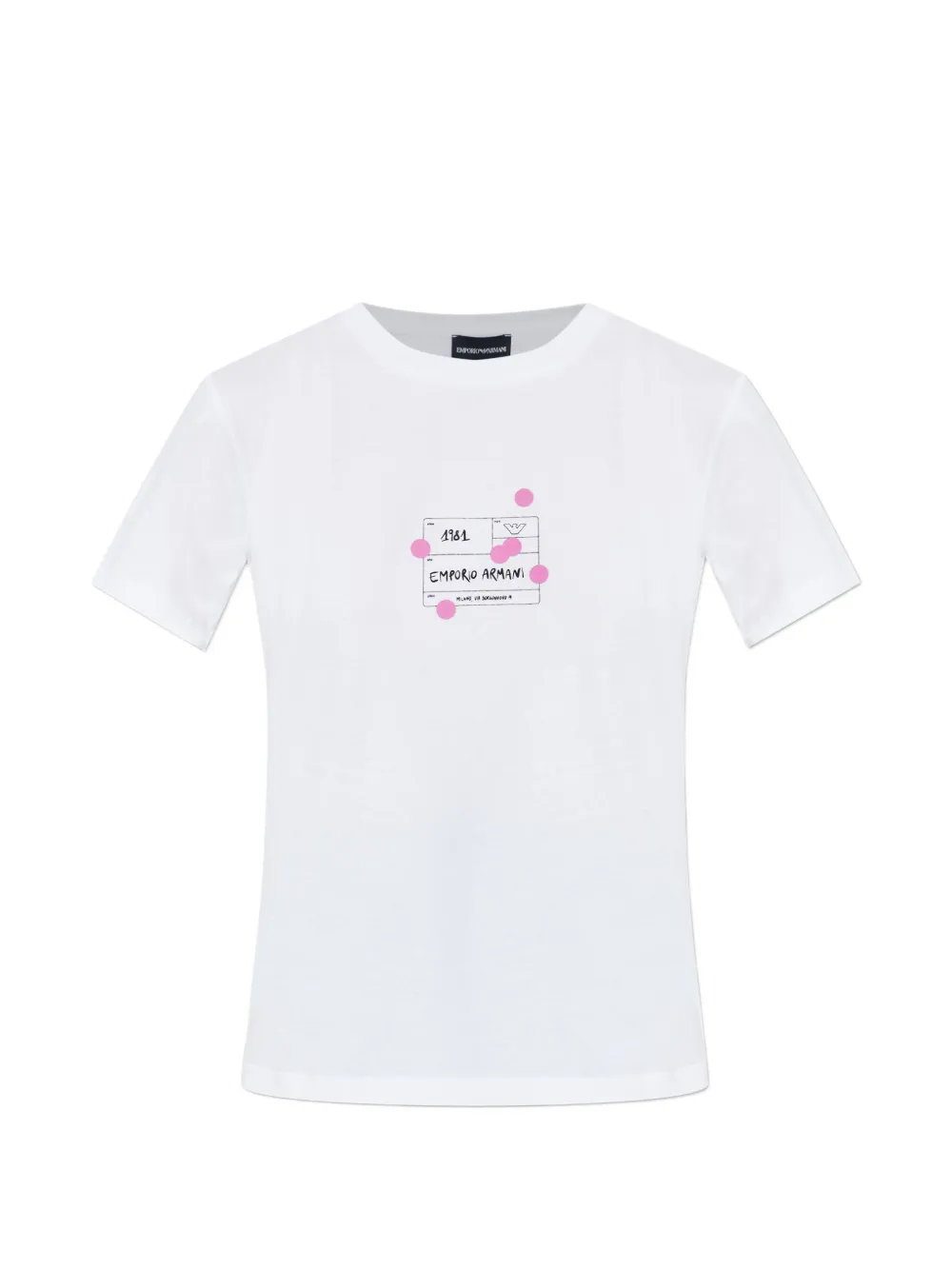 

Футболка с принтом Emporio Armani, белый