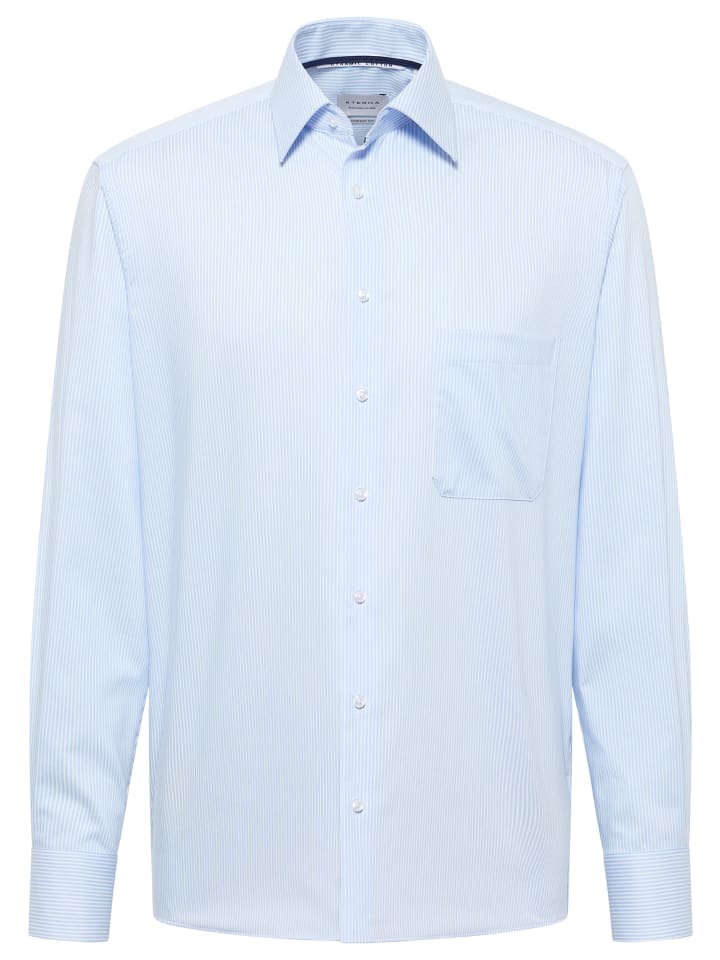 

Eterna Удобная рубашка небесно-голубого цвета