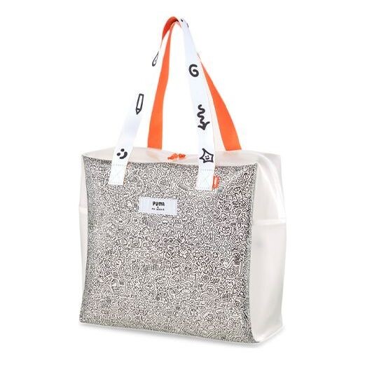 

Сумка x mr.doodle shopper bag 'white black orange' Puma, белый