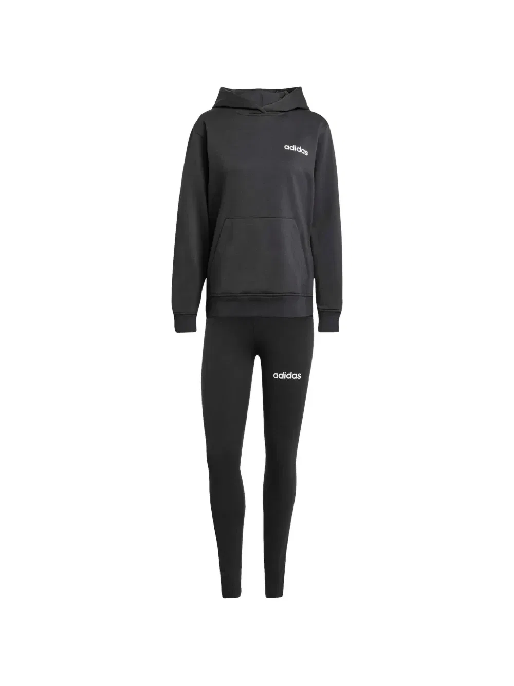 Худи с логотипом adidas, черный