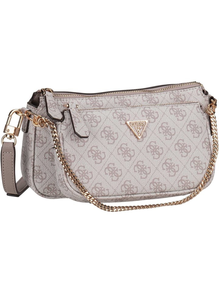 

Сумка через плечо Noelle II Double Pouch с логотипом CB в цвете Dark Taupe Guess