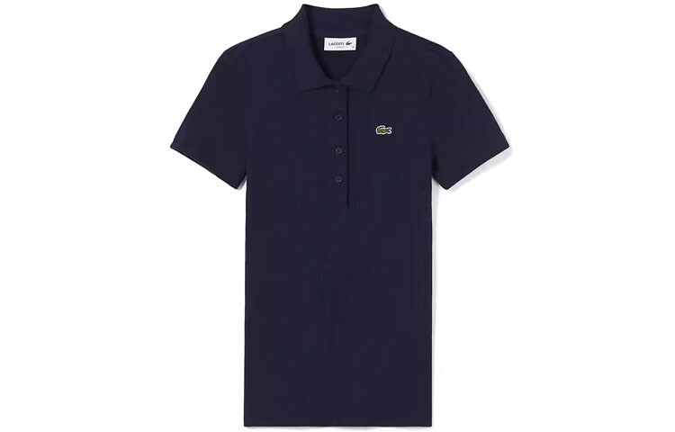 

Рубашка поло женская темно-синяя Lacoste
