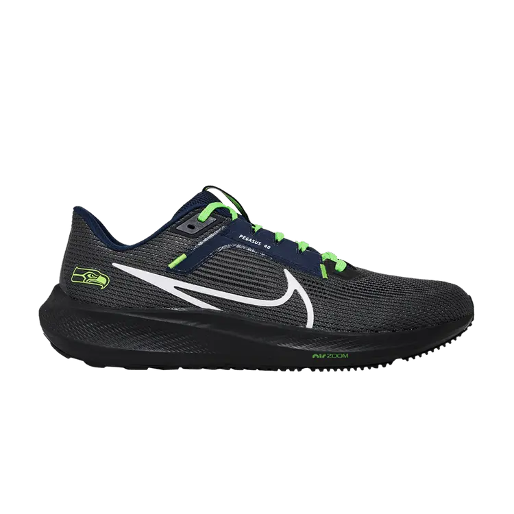 

Кроссовки Nike NFL x Air Zoom Pegasus 40 'Seattle Seahawks', черный