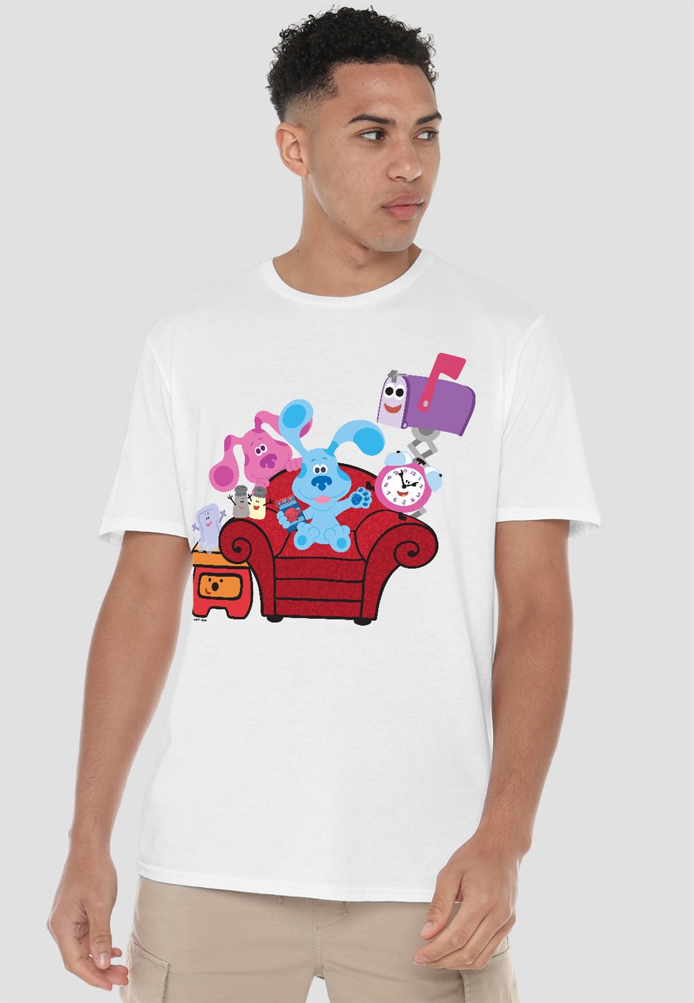 

Футболка с принтом BLUES CLUES & YOU FRIENDS FOREVER Cotton Soul, белый