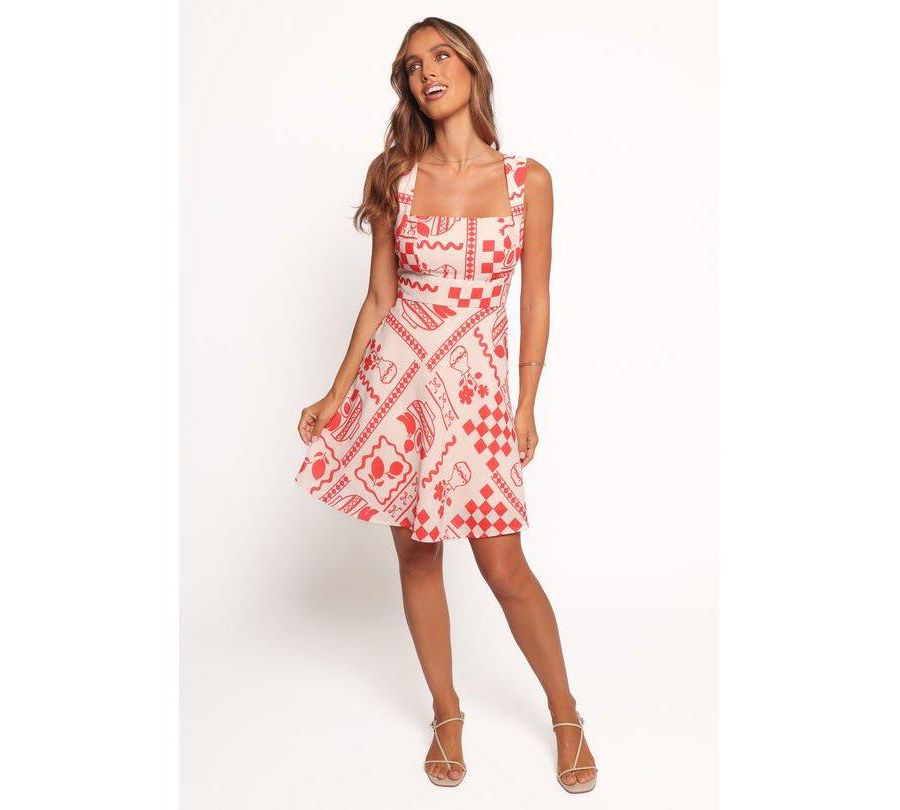 

Женское мини-платье Sloan Petal and Pup, Red print