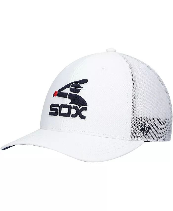 

Мужская белая кепка Chicago White Sox Secondary Trucker Snapback '47 Brand, белый