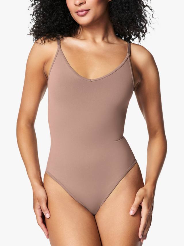 

Spanx Sculpt Seamless Power Thong Bodysuit Spanx, Brown