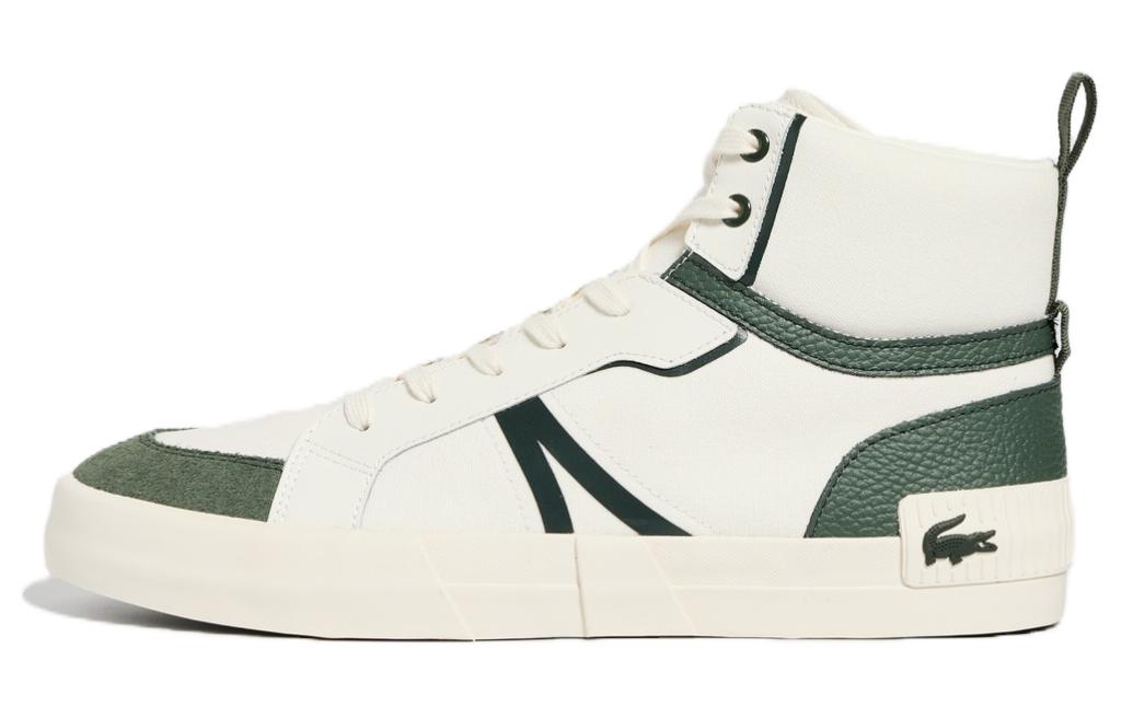 

LACOSTE Высокие скейтерские кроссовки мужские бело-зеленые, цвет White Green