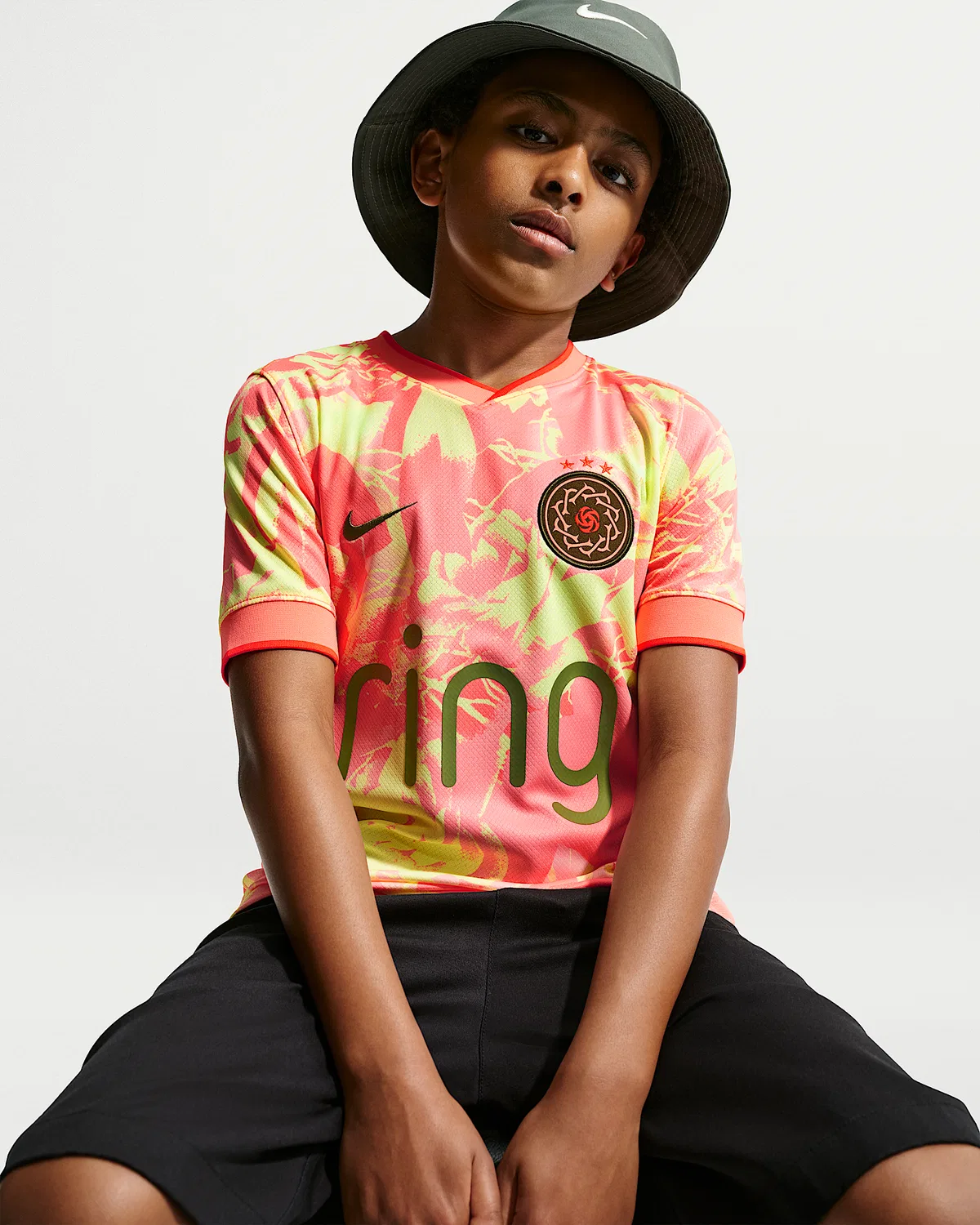 Детская футболка Nike Dri-FIT Replica Jersey Portland Thorns Stadium Edition, Barely Volt — фото 3