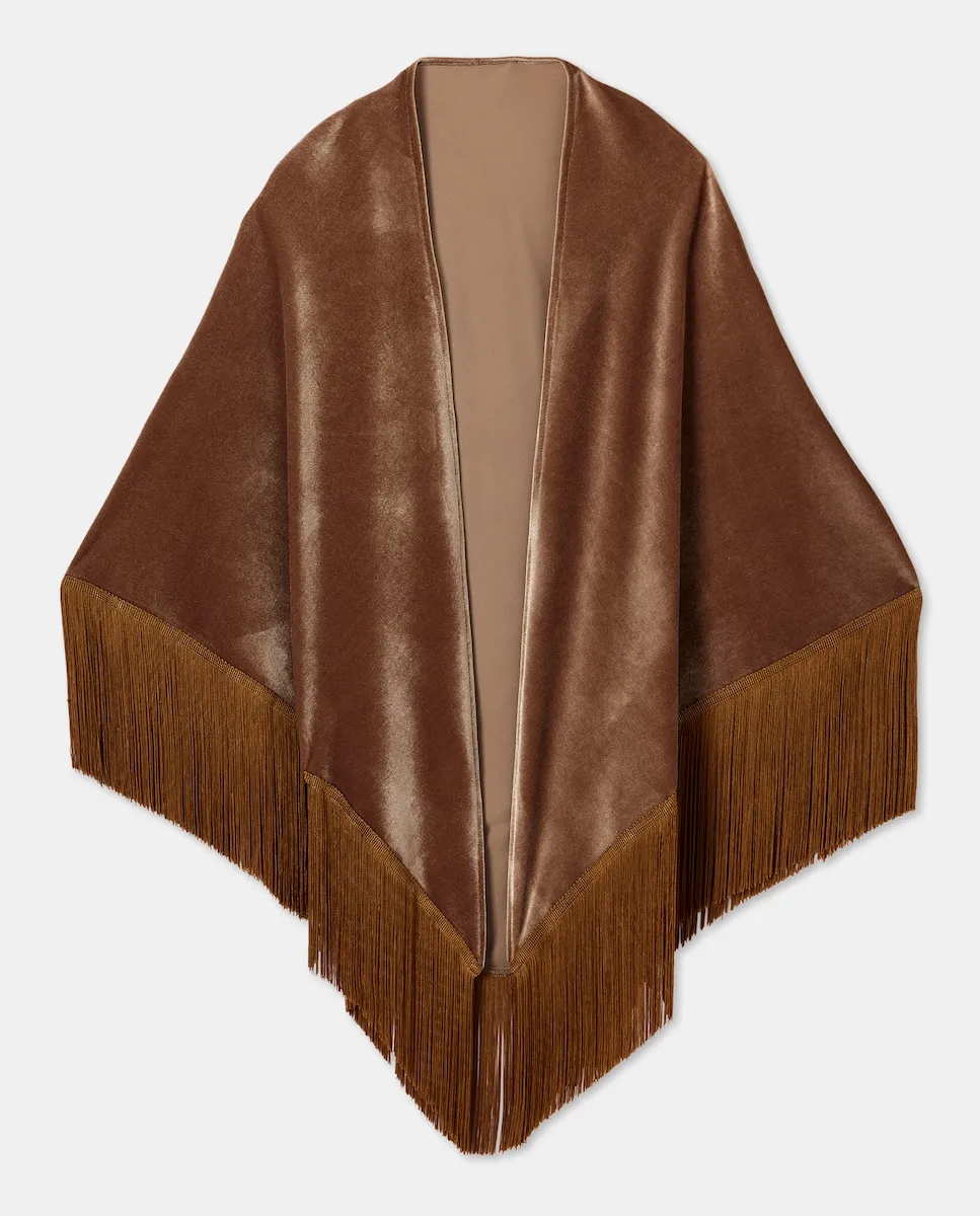 

Вышитый жакет с бахромой Banarassi, бежевый