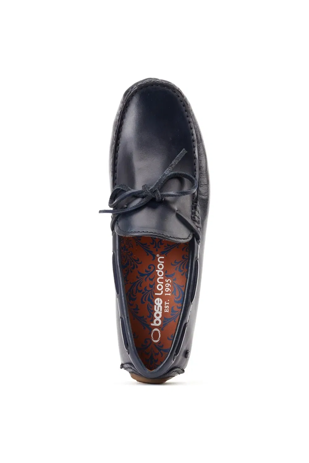 Лоферы Brooks Leather Driver Base London, темно-синий — фото 4