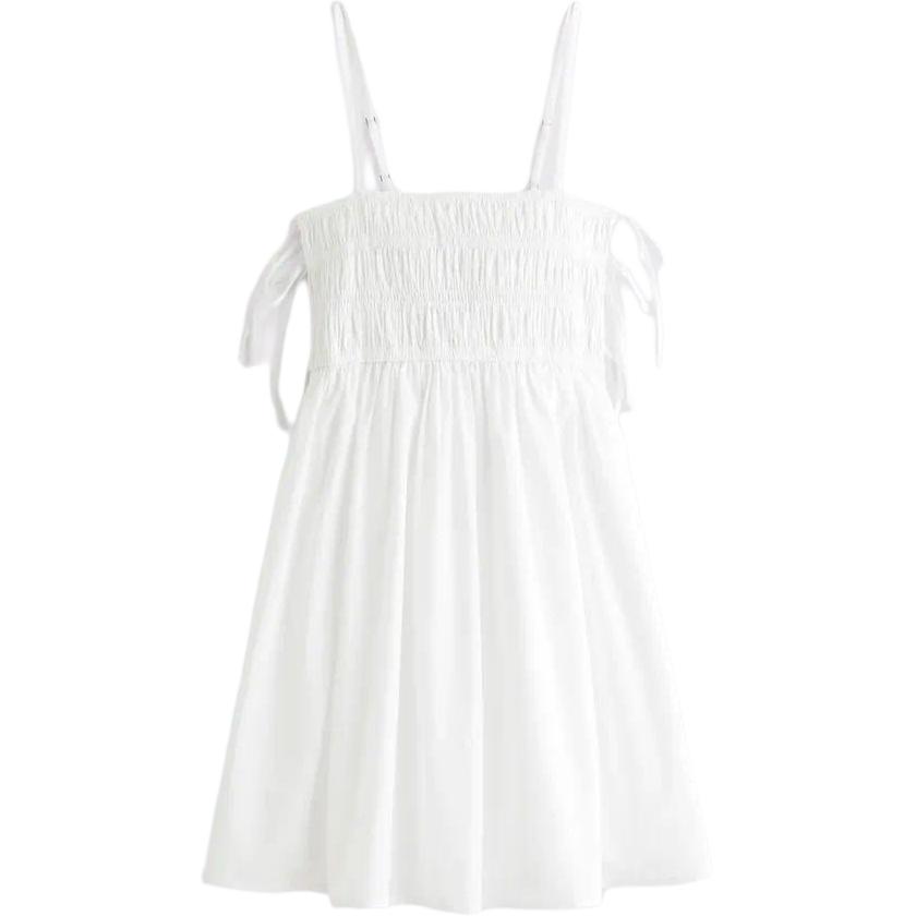 

Женское платье-комбинация Abercrombie＆Fitch, белый