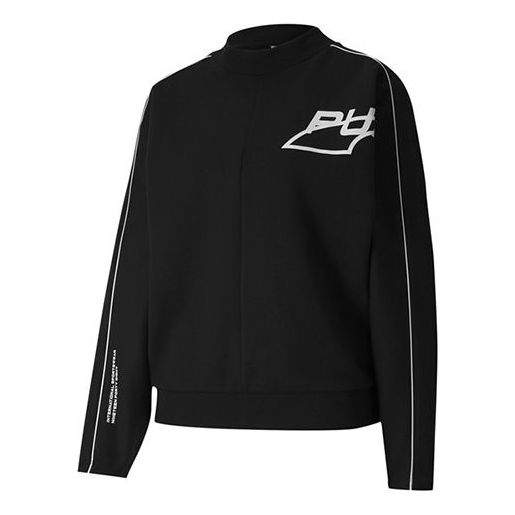 

Толстовка (WMNS) PUMA Evide Logo Printing Round-neck Sweatshirt Black