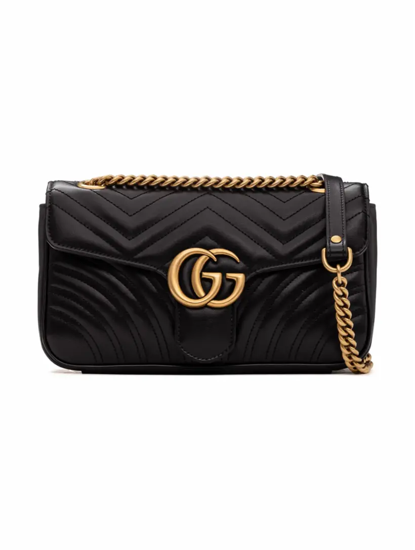 

Сумка на плечо GG Marmont Gucci, черный
