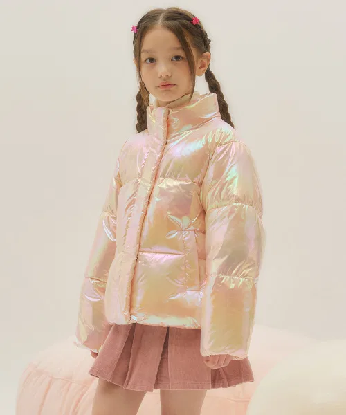 Пуховик короткий Twinkle Fur MUSINSA STANDARD KIDS розовый