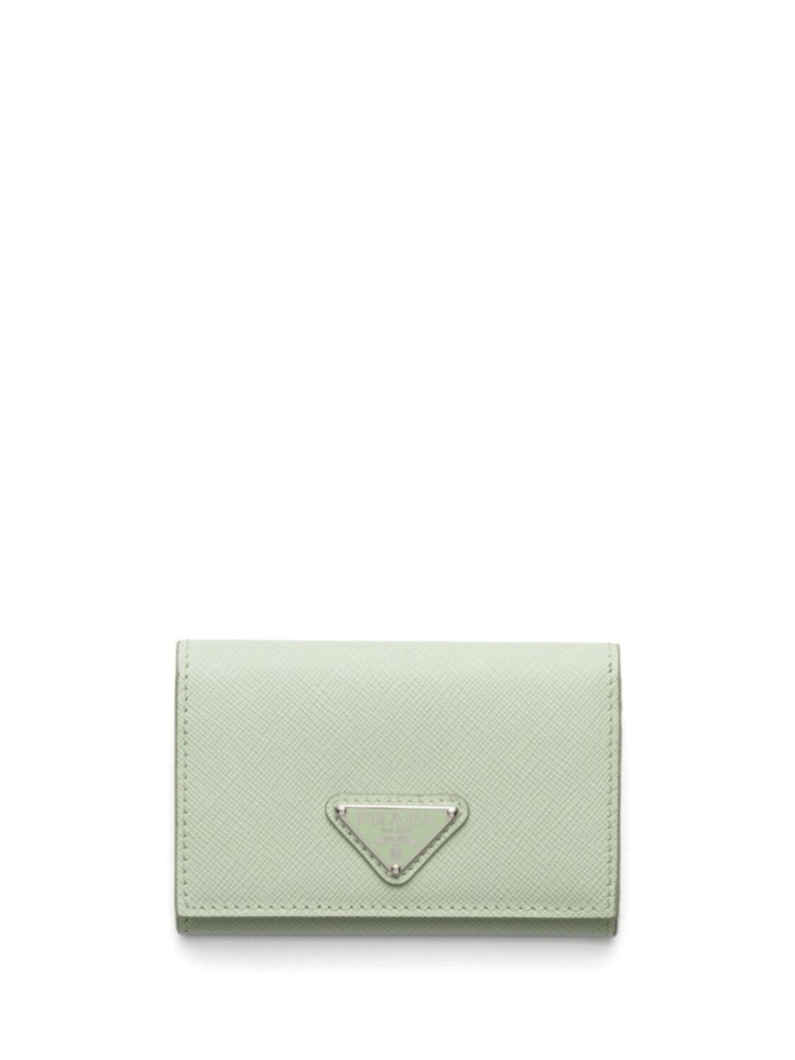 

Картхолдер с логотипом Prada, зеленый
