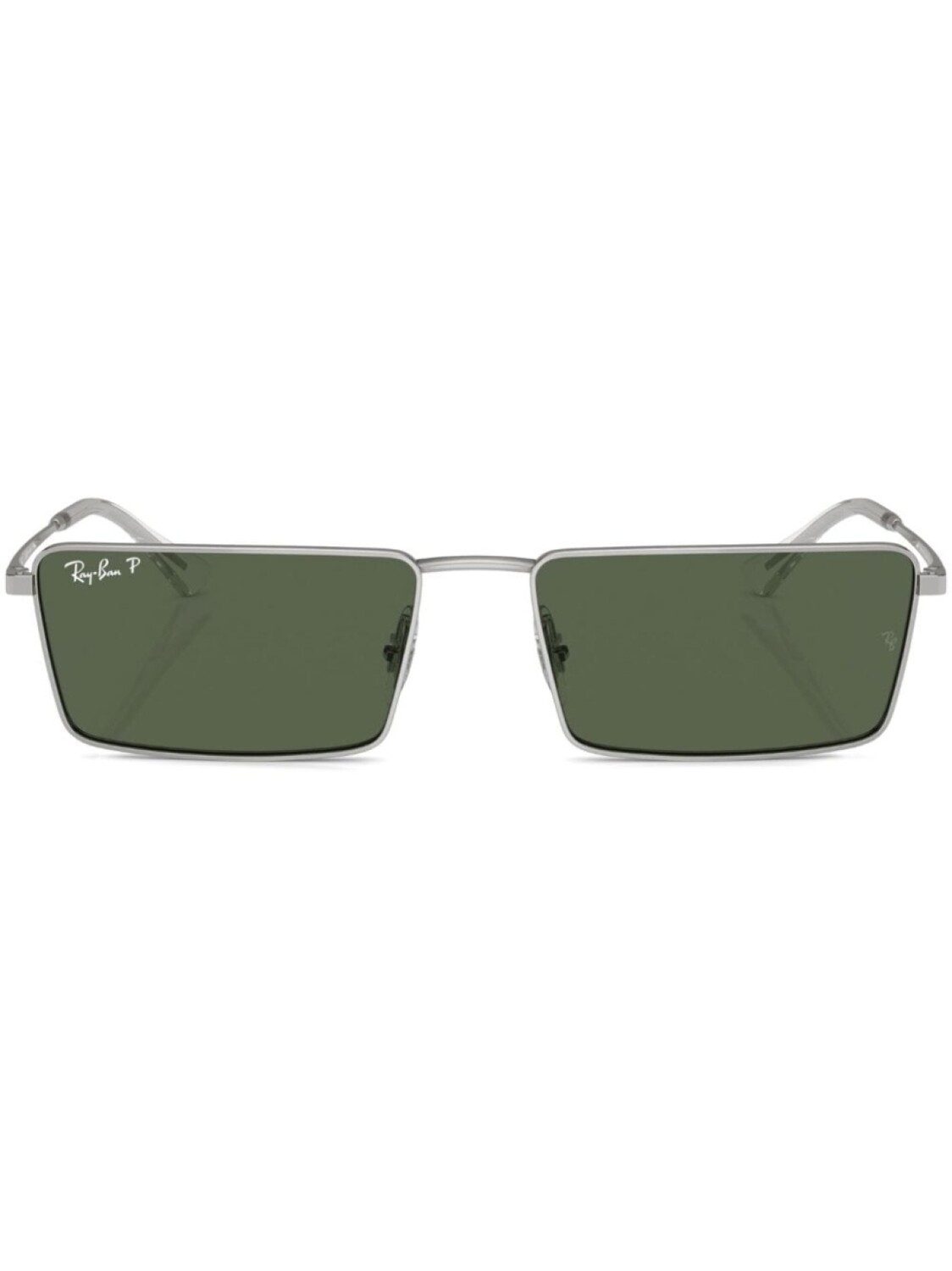 

Солнцезащитные очки Emy Bio-Based в прямоугольной оправе Ray-Ban, серебристый