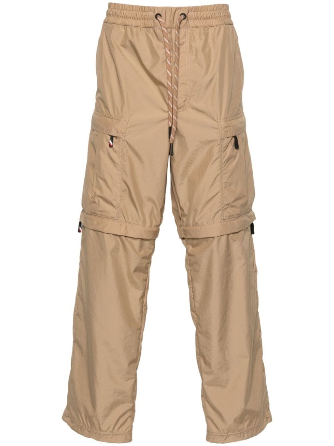 

Moncler Grenoble прямые брюки из рипстопа, нейтральный цвет