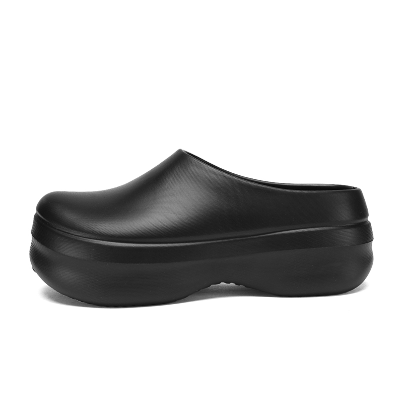 

NANJIREN EVA устойчивые к истиранию противоскользящие тапочки с закрытым носком унисекс черные, цвет Black