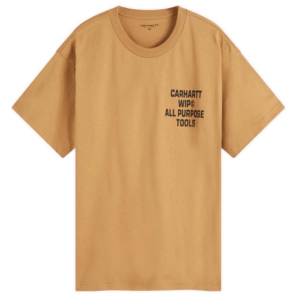

Футболка с перекрестными винтами Carhartt Wip, цвет peanut