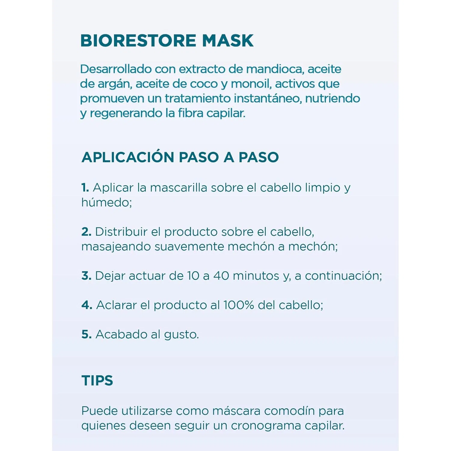 Маска для волос «Biorestore Ultra Hydration» от Let Me Be с кератином и витамином Е (1 кг) Let Me Be — фото 3