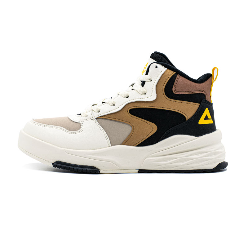 

PEAK Износостойкие, нескользящие, высокие повседневные туфли, мужские, цвет экрю, черный