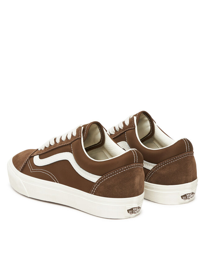 Тканевые кеды Old Skool VN000D7ZCHS1 Vans, коричневый — фото 3