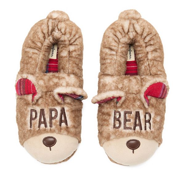 

Тапочки Papa Bear мужские с закрытой пяткой Dearfoams