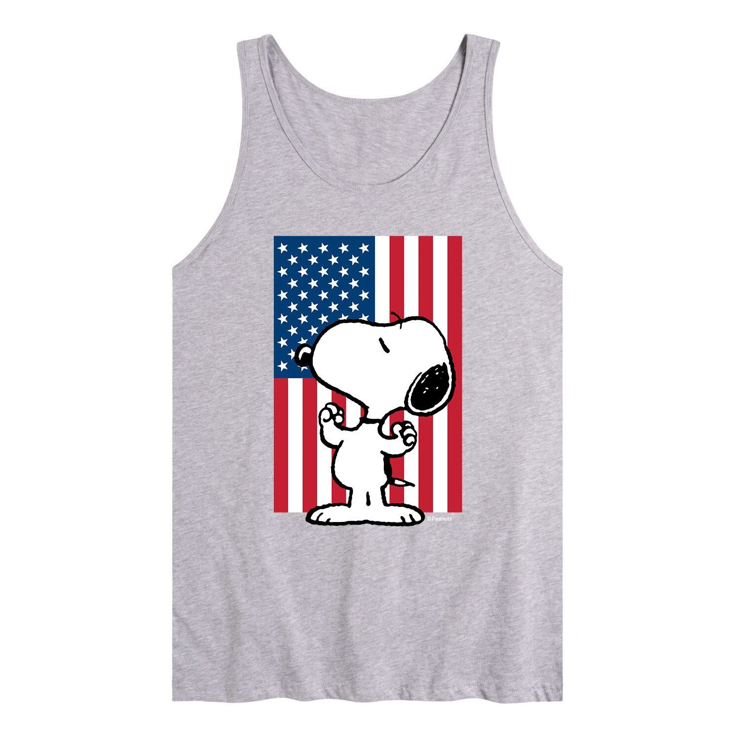 

Мужская майка Peanuts Snoopy с флагом США Licensed Character