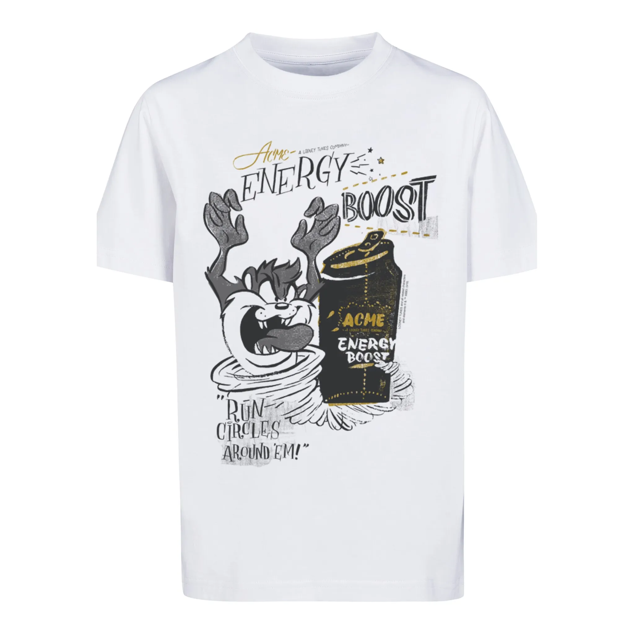 

Футболка F4NT4STIC «Looney Tunes Taz Energy Boost», принт, белый