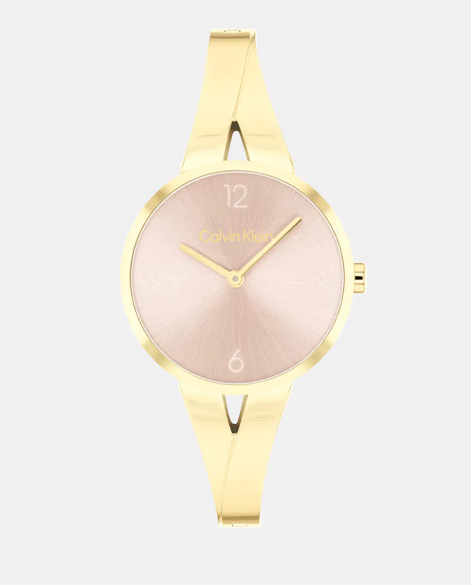 

Женские часы Joyful 25100027 золото стальной браслет Calvin Klein, золотой