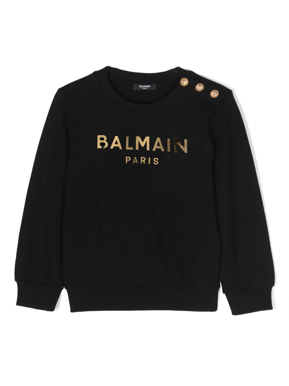 

Толстовка с логотипом Balmain Kids, черный
