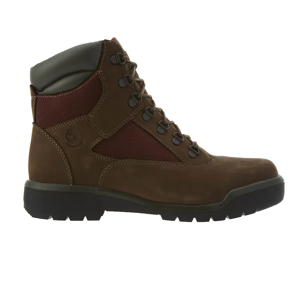 Ботинки Timberland 6 Inch Field, коричневый / зеленый