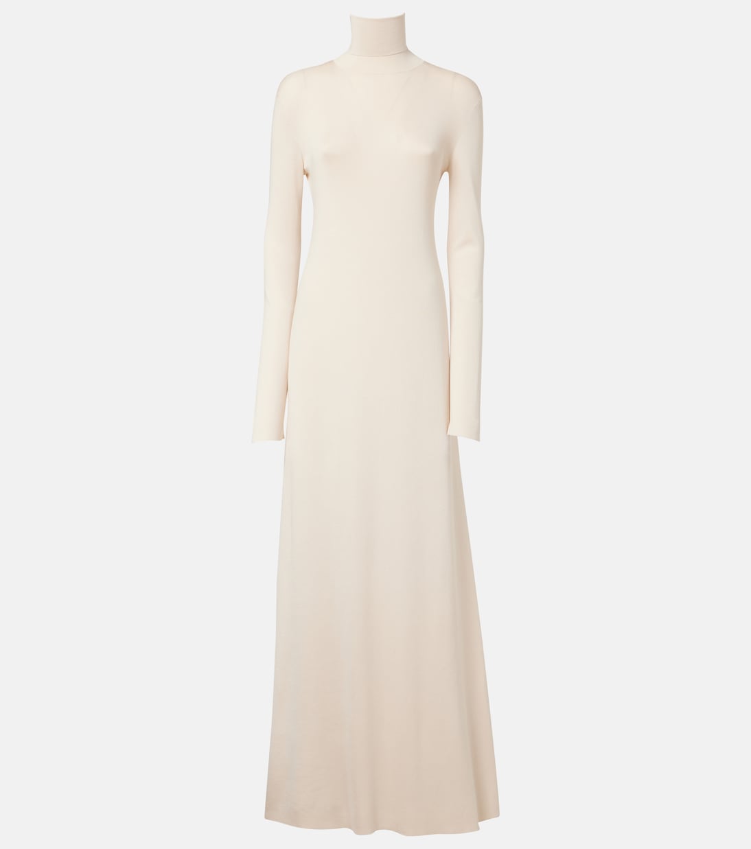 

Длинное шелковое платье Lyskamm Loro Piana, Milk Glass White