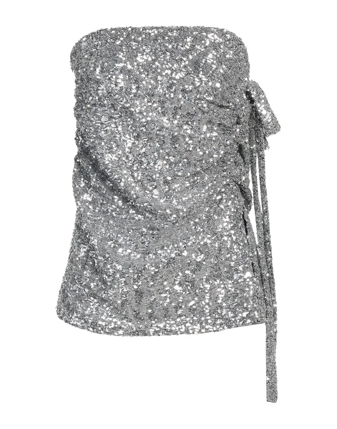 

Топ Rabanne, серебряный