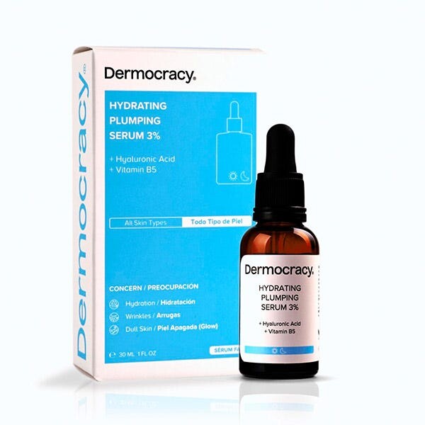 

Увлажняющая сыворотка для придания объема 3% 30 мл Dermocracy