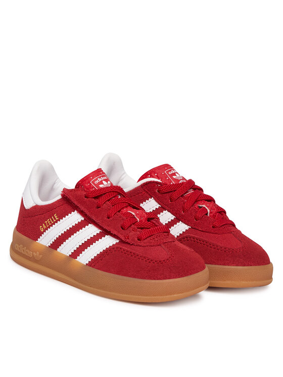 Кроссовки Gazelle Indoor Comfort Closure Elastic Lace IH9132 Adidas, красный — фото 2