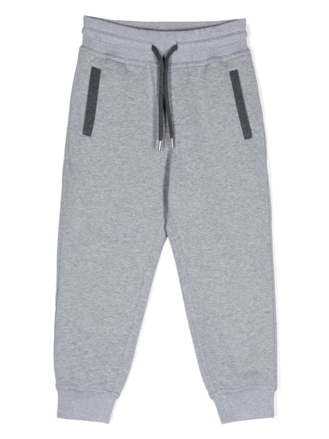 

Brunello Cucinelli Kids спортивные штаны на шнурке, серый