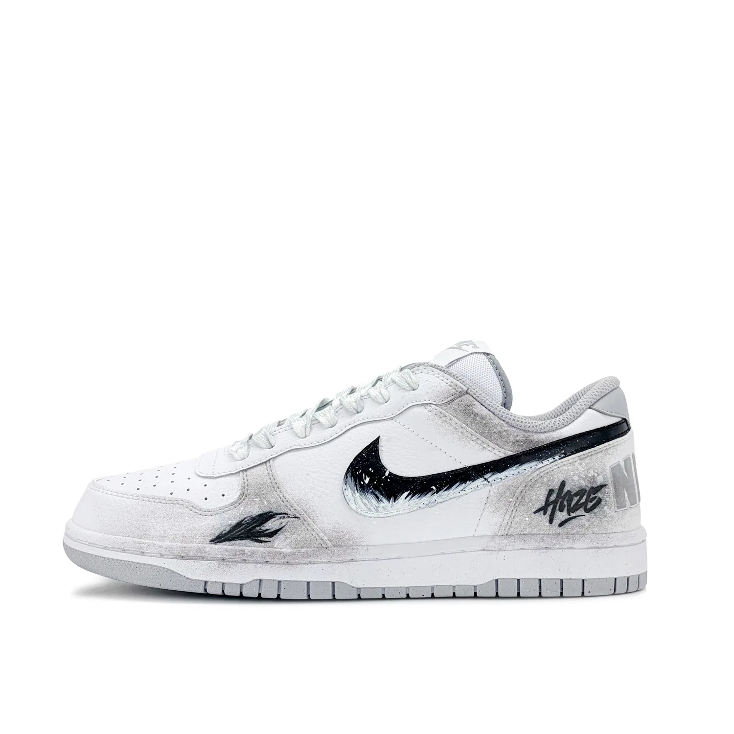 Кеды Nike Big Low White Gray — фото 3