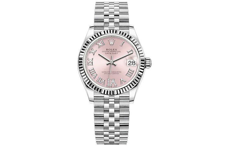 

ROLEX Часы Log Series Automatic Mechanical Movement Women's Watch Watch 31mm Pink Watch Dial Oystersteel Case