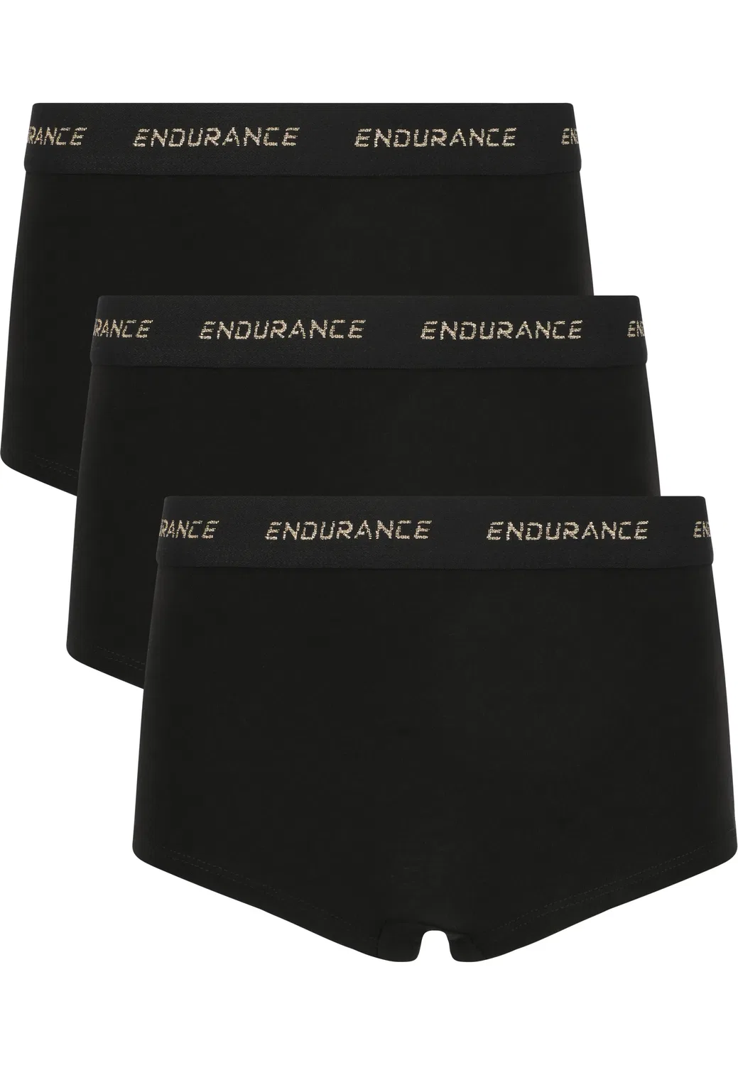 Боксеры из хлопка с эластаном Endurance, black
