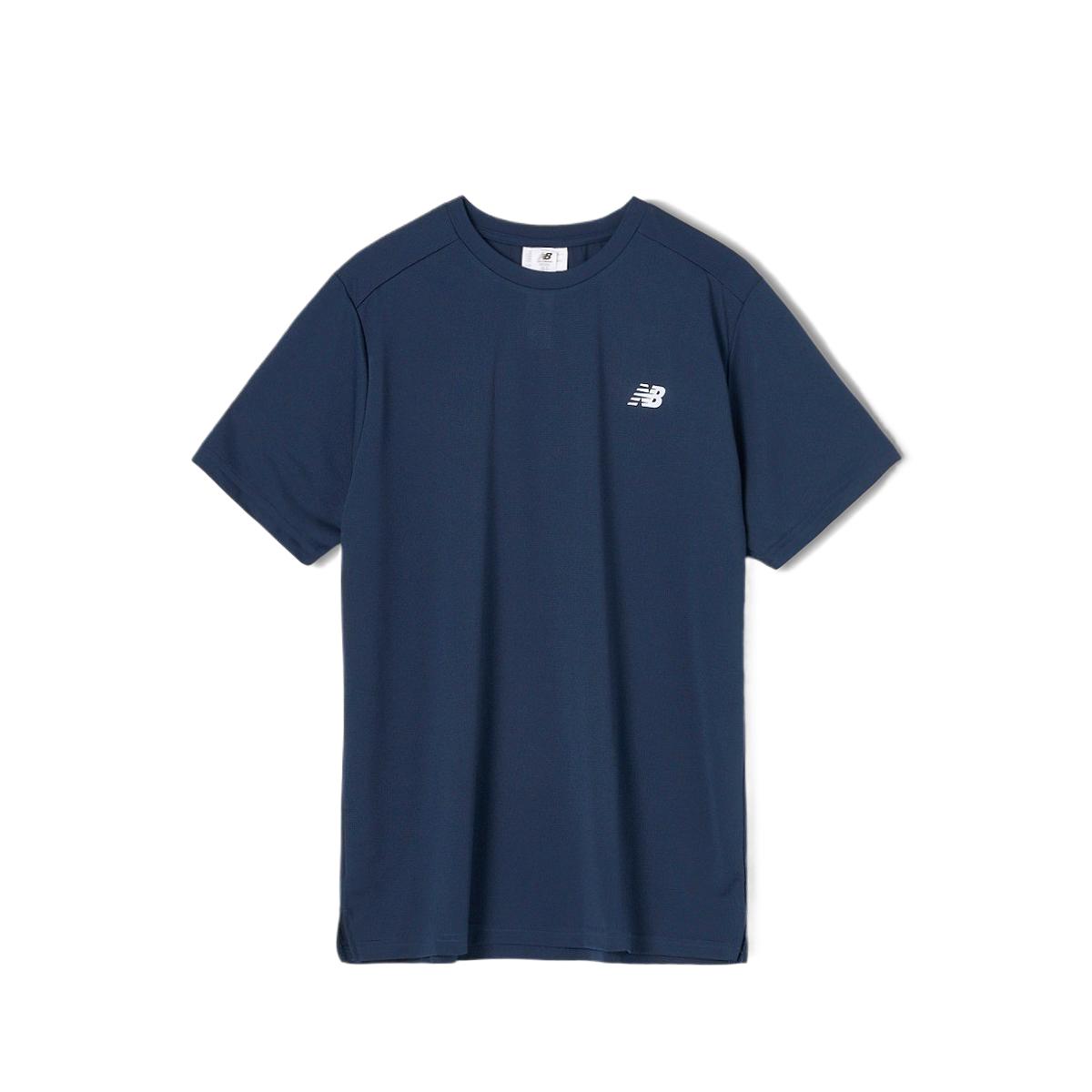 

New Balance Футболка UNI Essential SS25 мужская sea blue