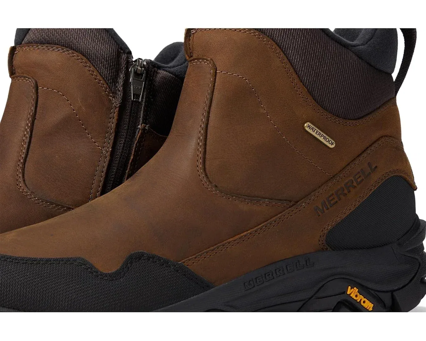 Водонепроницаемые походные ботинки Merrell Coldpack 3 Thermo J037201 Earth MEW413, коричневый — фото 3
