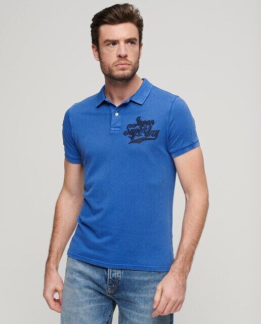 

Мужское поло Superstate Superdry, синий