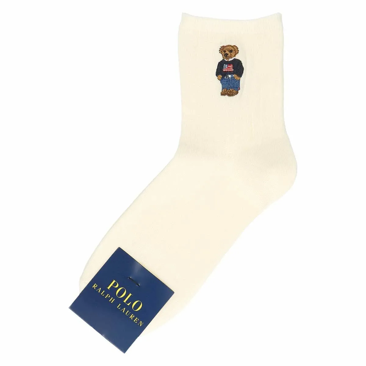 Носки Polo Ralph Lauren Polo Bear Crew из органического хлопка. Polo Ralph Lauren, 91. Off-white