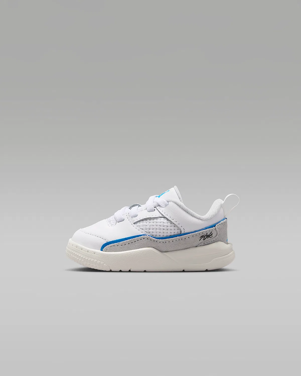 Детские кроссовки Jordan Flight Court, White/Pure Platinum/Sail/Photo Blue