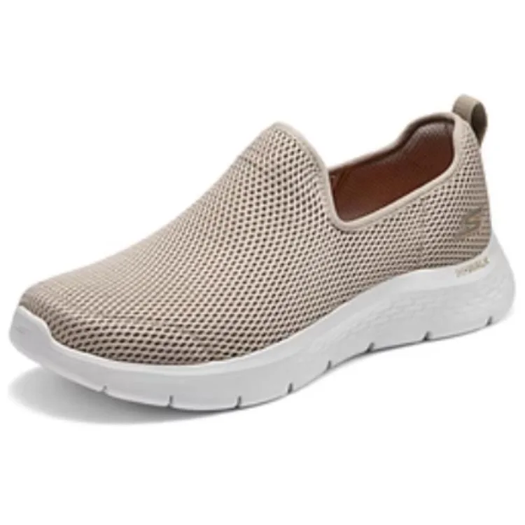 Skechers Мужские повседневные кроссовки low-top, устойчивые к истиранию, дышащие, легкие, серо-оранжевые — фото 3