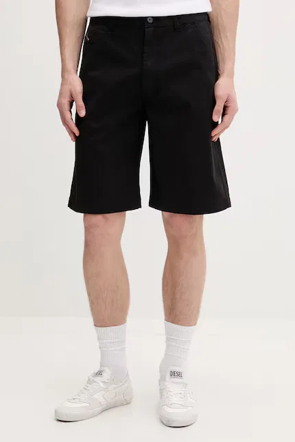 Шорты хлопковые P-HANT-CHINO Diesel, черный