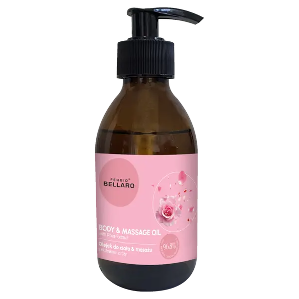 

Масло для тела и массажа с экстрактом розы, 200 мл Fergio Bellaro Skin food